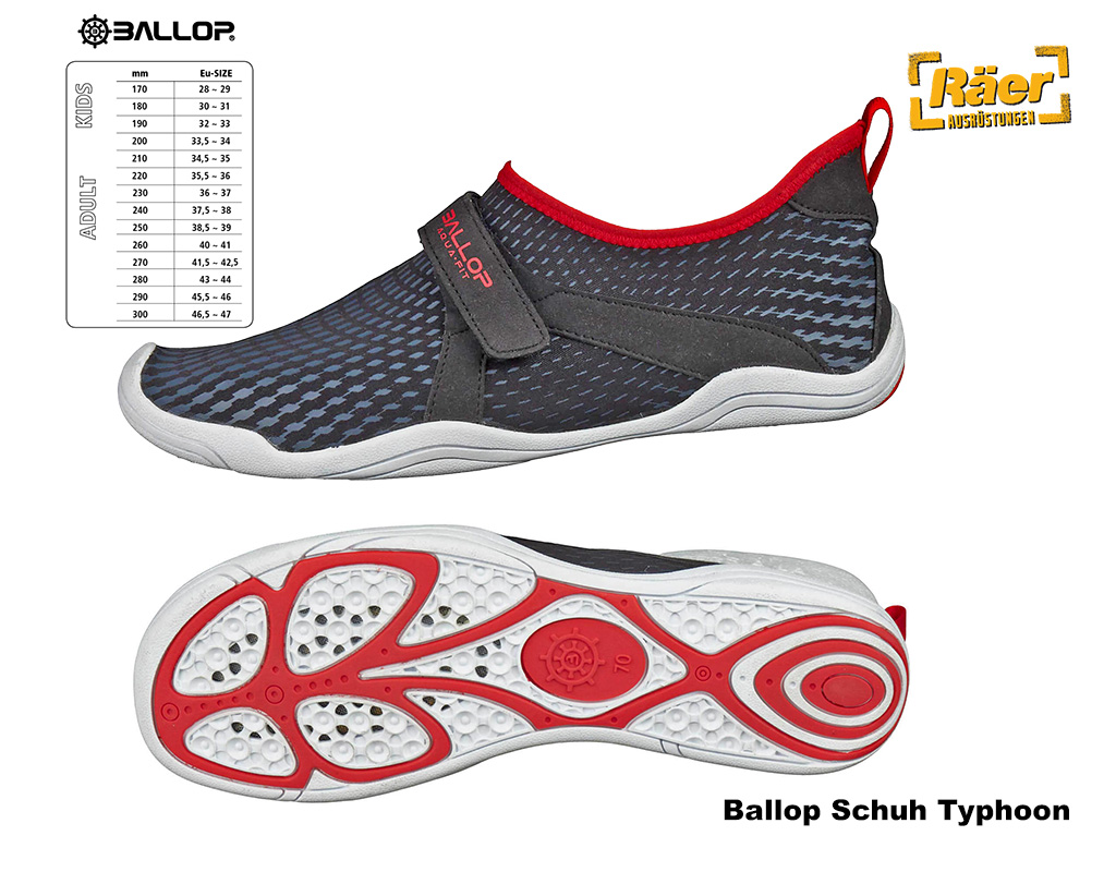 Ballop Schuh Typhoon Black    A/B