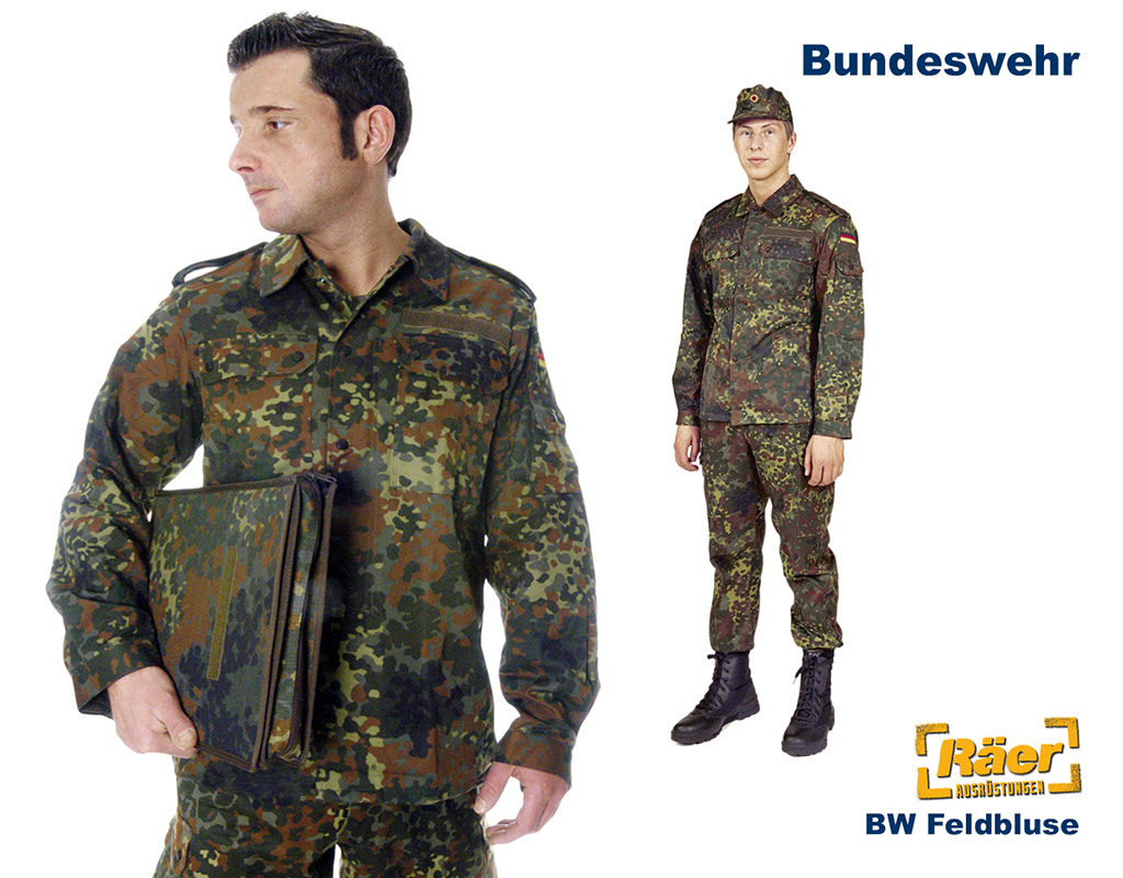 BW Feldbluse - Tarndruck, Original TL    A