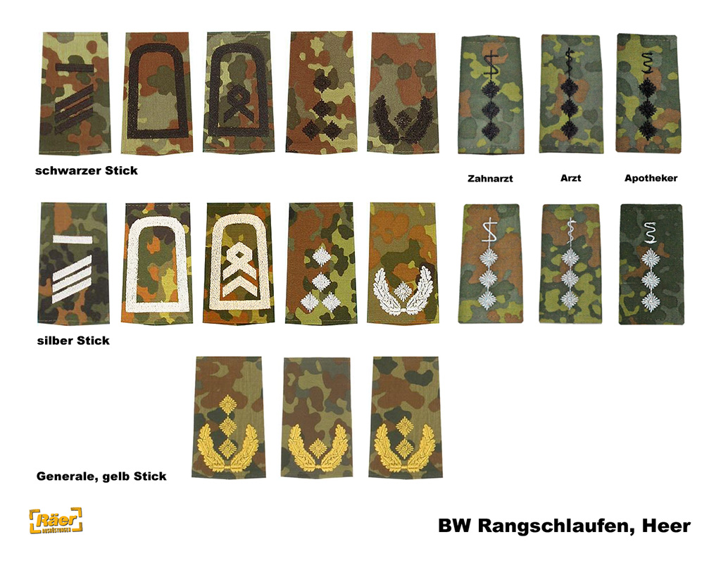 BW Rangschlaufe, Heer, flecktarn    A