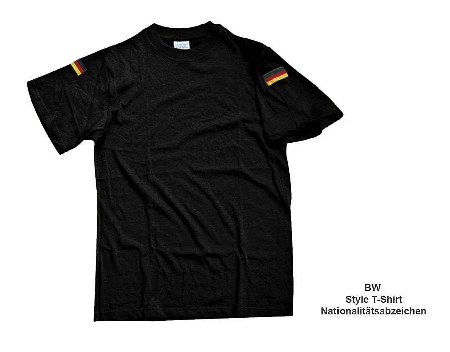 BW Style T-Shirt mit Nationalabzeichen    A