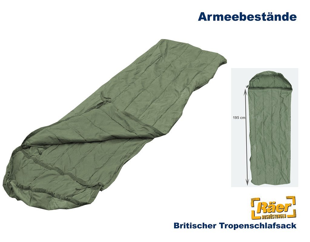 Britischer Tropenschlafsack Jungle    B