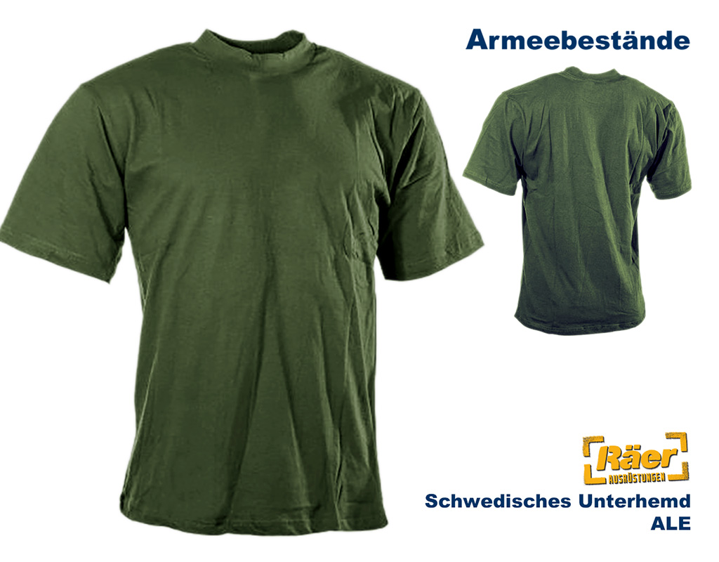 Schwedisches Armee-Unterhemd/T-Shirt    A