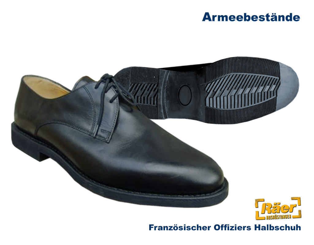 Französischer Offiziers Halbschuh... A/B