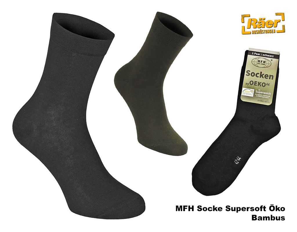 MFH Socken Supersoft ÖKO, Bambus    A