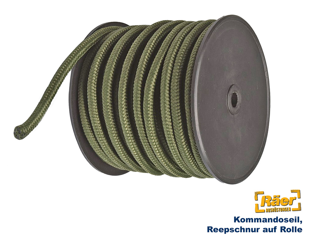 Kommandoseil (Reepschnur), Rolle 5, 7, 9 mm Ø   A