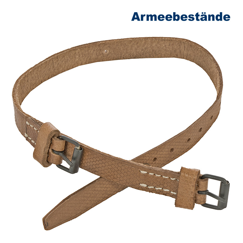 Tschech Lederriemen 60 cm, 2 Schnallen   A/B