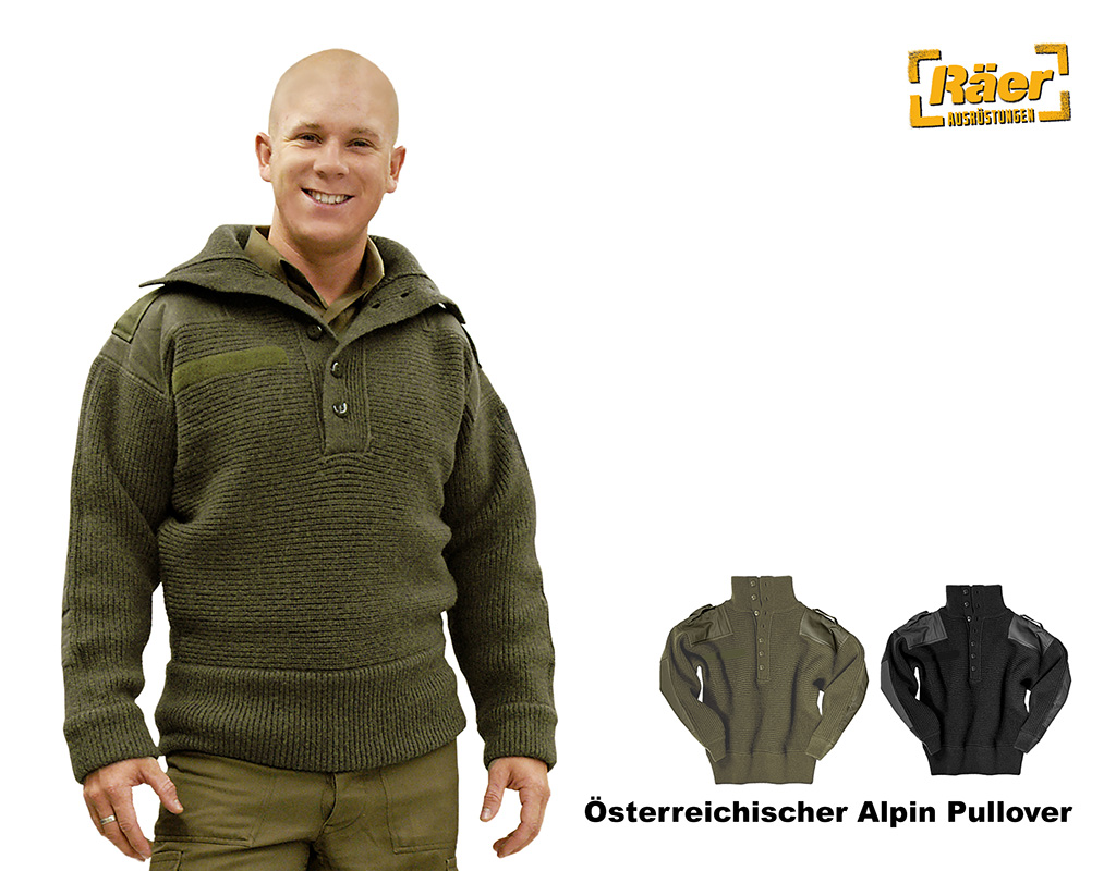 Österreichischer Pullover Alpin - Österr. Heer   A