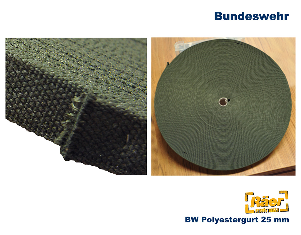 BW Polyesterriemen 25mm breit, 45m-Rolle    A