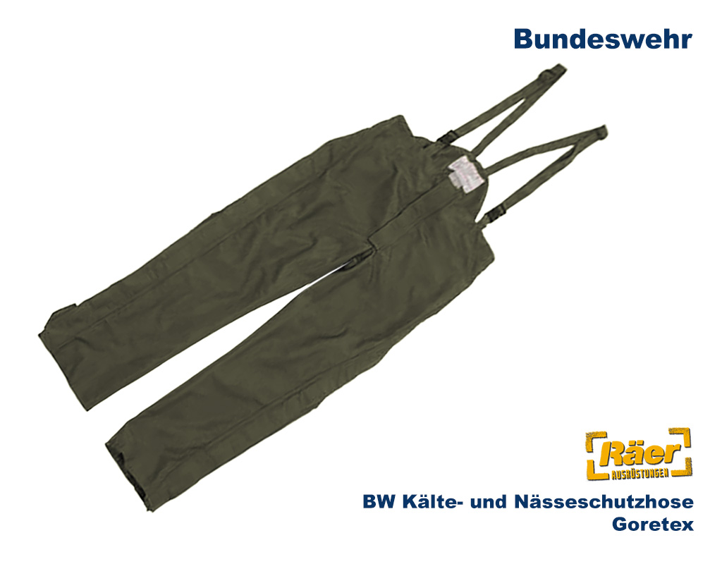 BW Nässeschutzhose, Goretex, langer RV... B