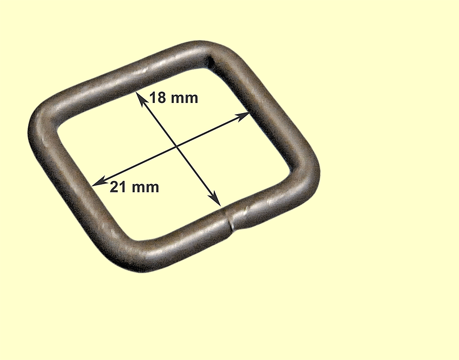 BW Rechteckring , Metall    A