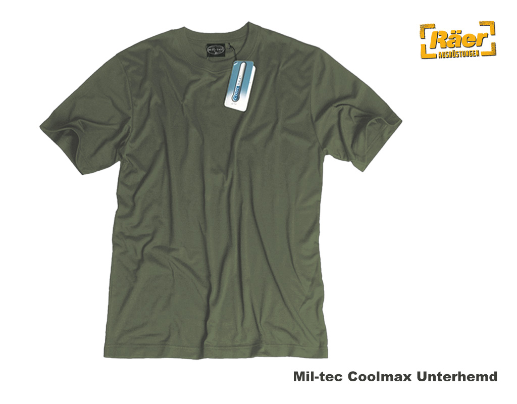 Mil-Tec Unterhemd Coolmax, 1/2 Arm    A