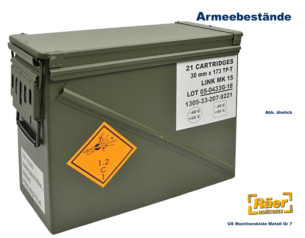 US Munitionskiste Größe 7 groß (M548)    A/B