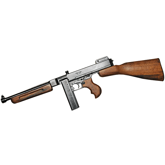 Modellwaffe US Thompson  M1A1, Stangenmagazin    A