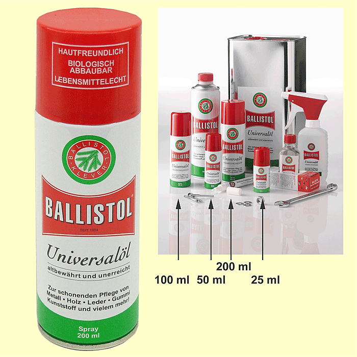 Ballistol-Öl Spray A, grau, 50