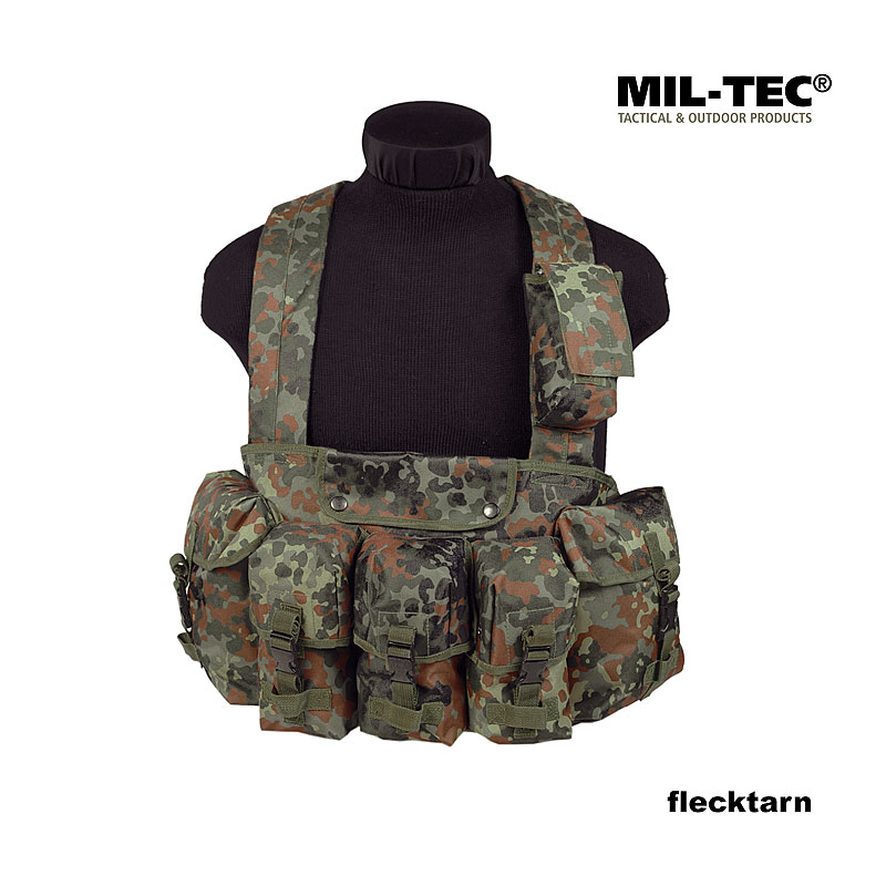 Mil-Tec Chest-Rig 6-Pocket, Einsatzweste    A