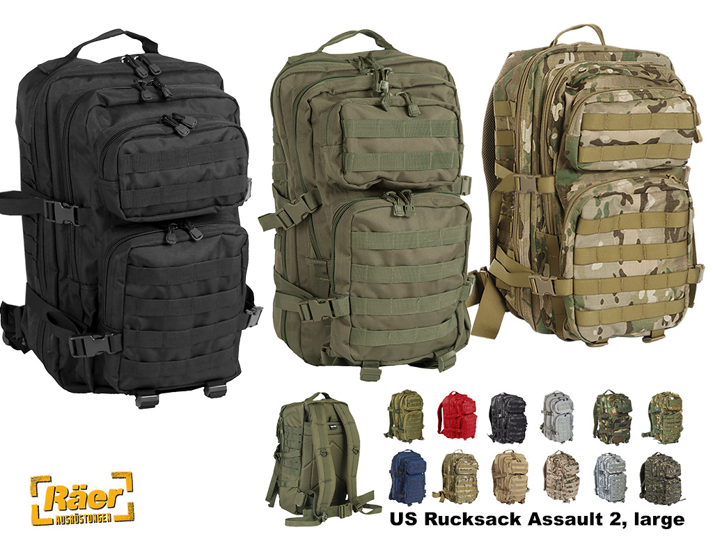 US Assault Pack 2, LG, 36 L Rucksack    A