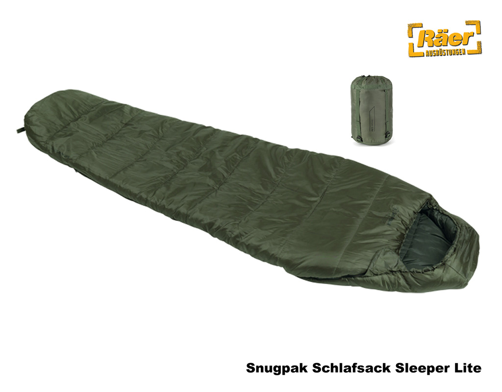 Snugpak Schlafsack Sleeper Lite, oliv    A