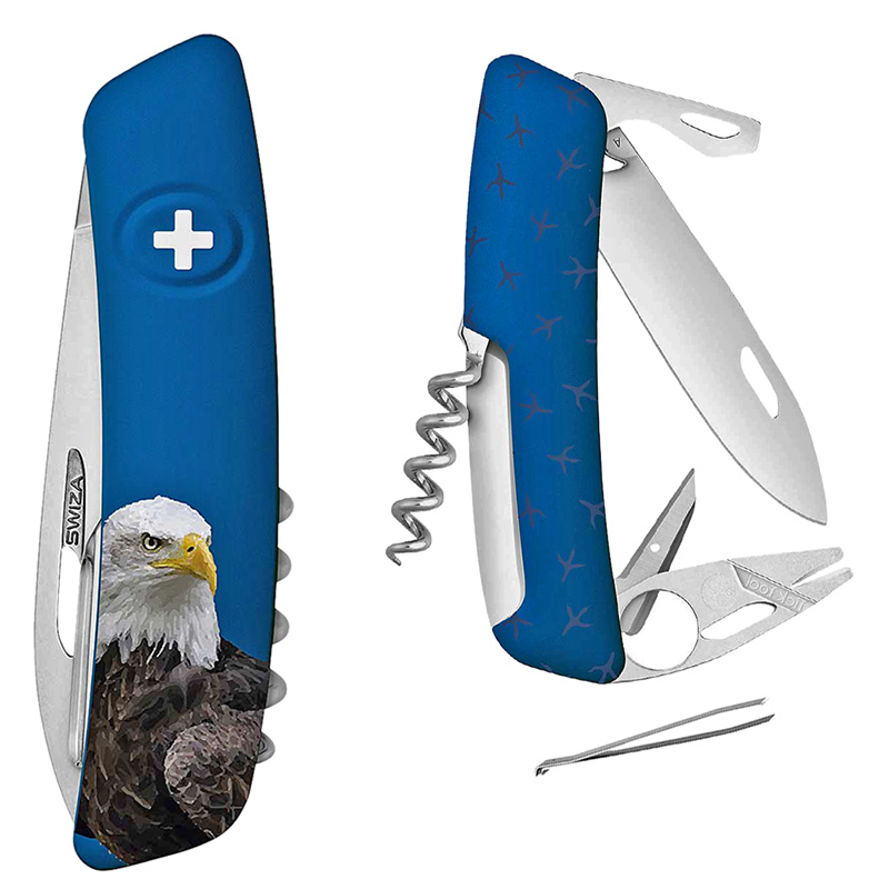 Swiza Schweizer Messer TT03 Adler, blau   A