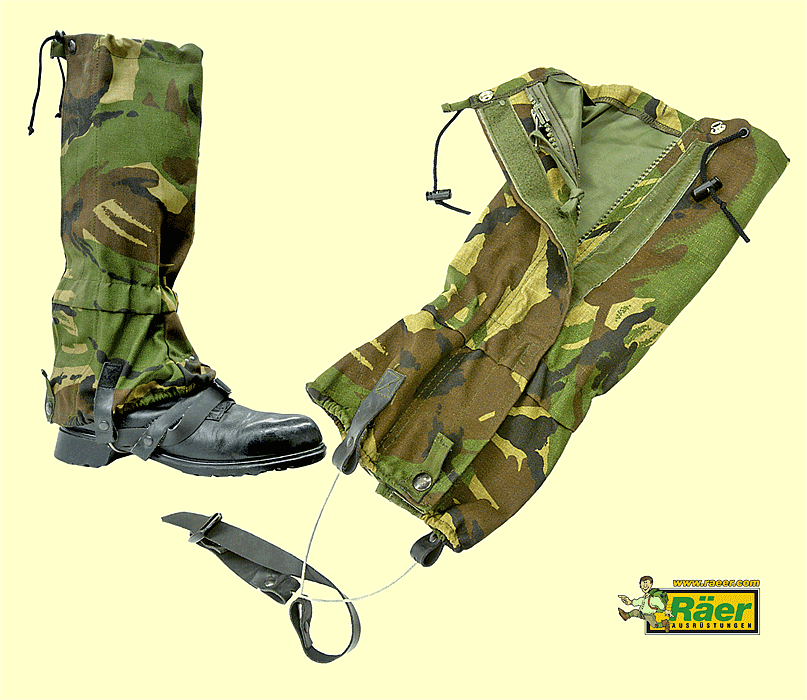 Britische Gamaschen mit Stahlseil...--x A/B