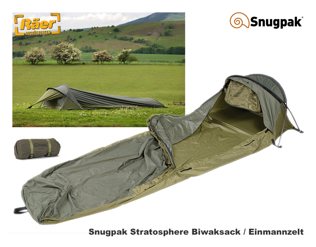 Snugpak Zelt 1 P./Biwaksack Stratosphere    A