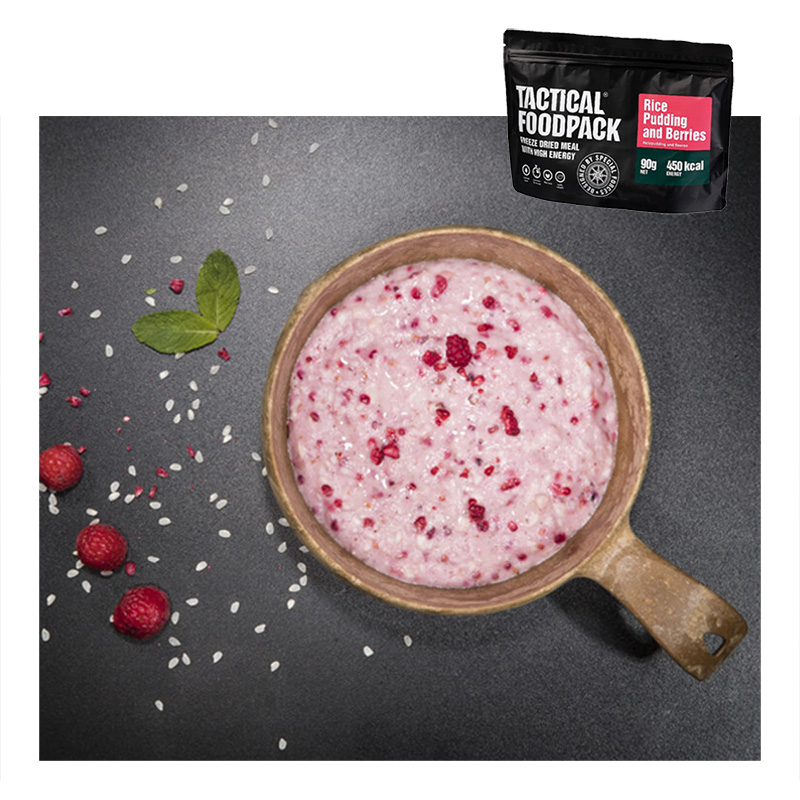 Tactical Foodpack Rice Pudding and Berries    A