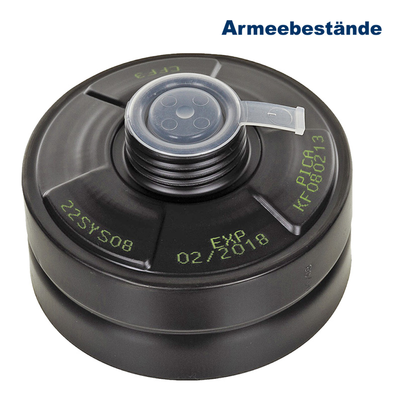 Polnischer Gasmaskenfilter CFF3, Frankreich    A/B
