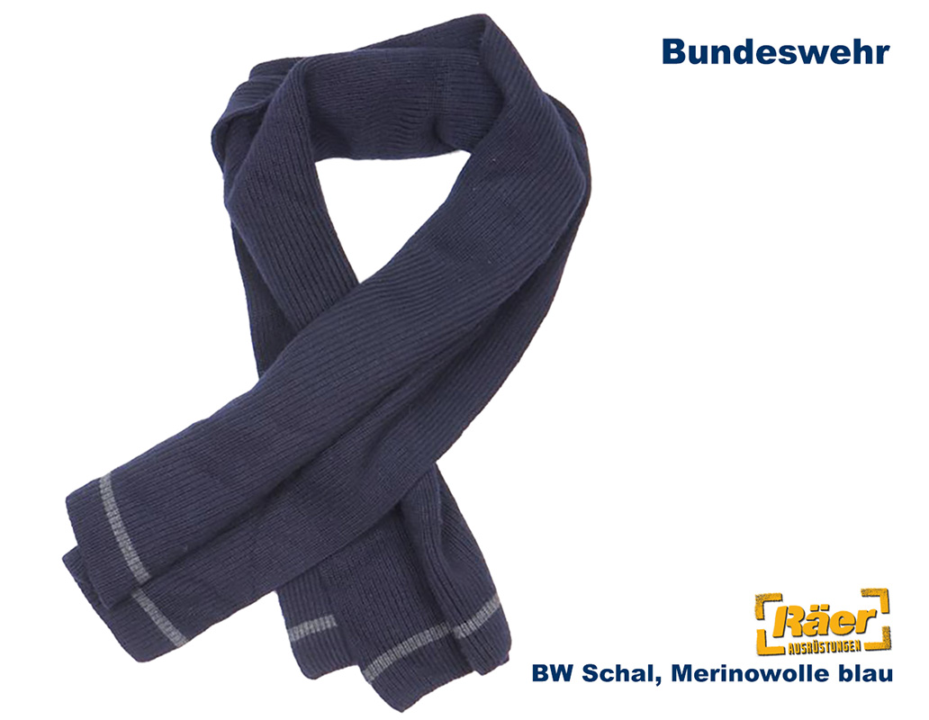 BW Wollschal, blau    B