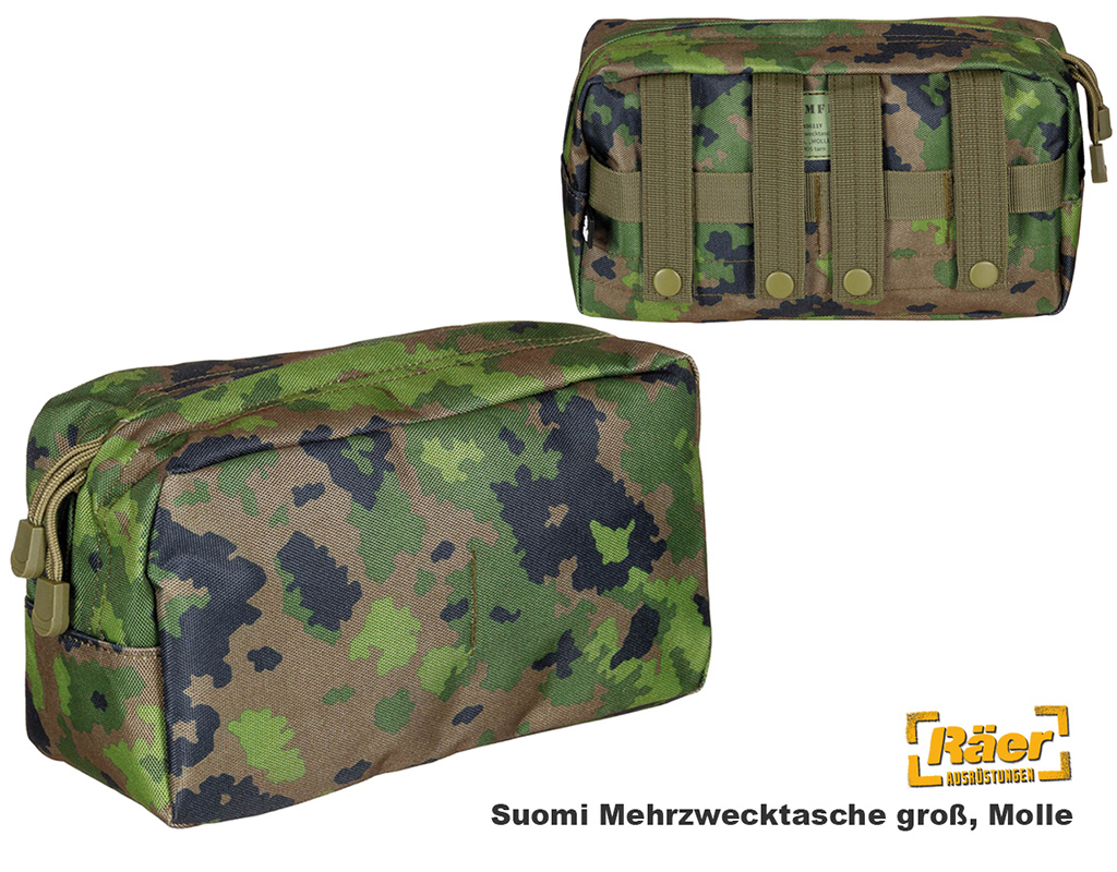 Suomi Mehrzwecktasche groß, Molle, M05 tarn    A