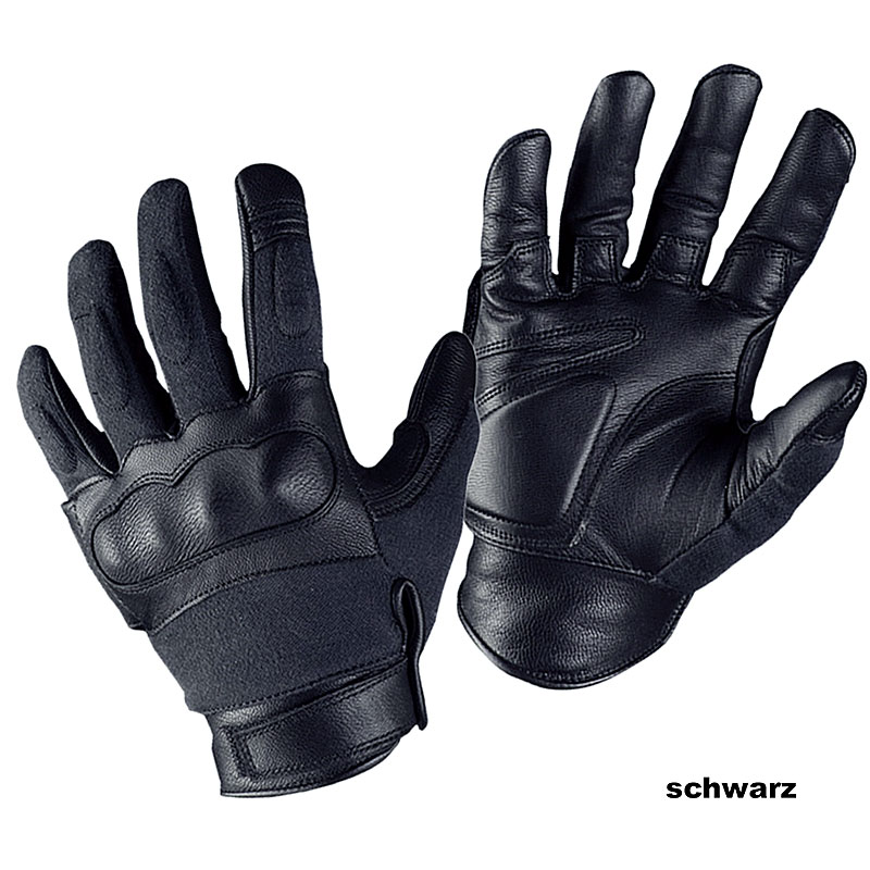 Mil-Tec Tactical Handschuhe Leder/Aramid    A