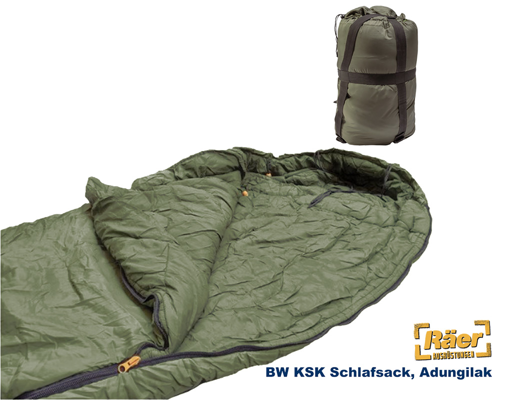 BW KSK Schlafsack Ajungilak, -30° Extrem, oliv   B