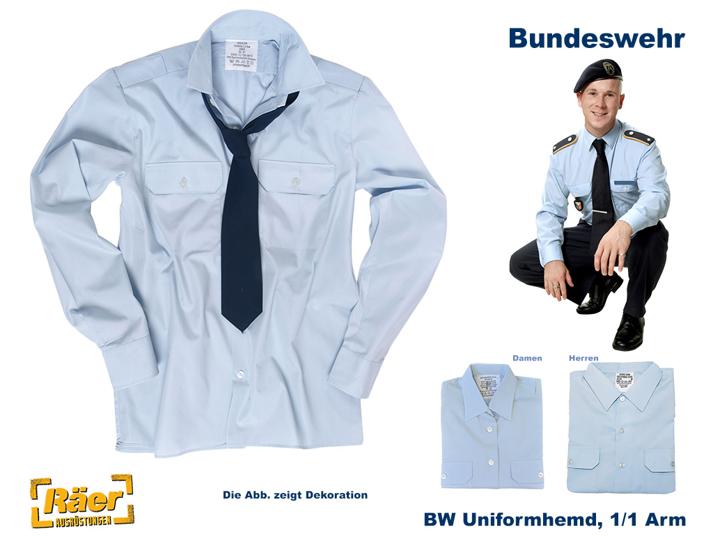 BW Uniformhemd 1/1 Arm - Langarm    B