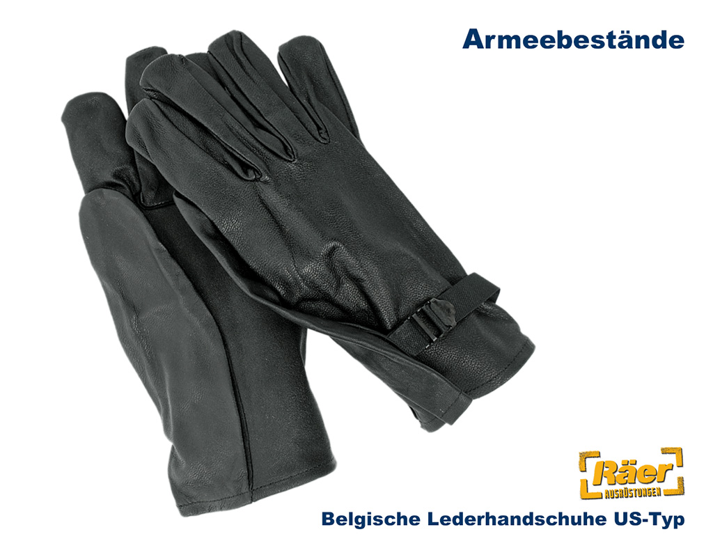 Belgische Lederhandschuhe, US-Typ    A/B