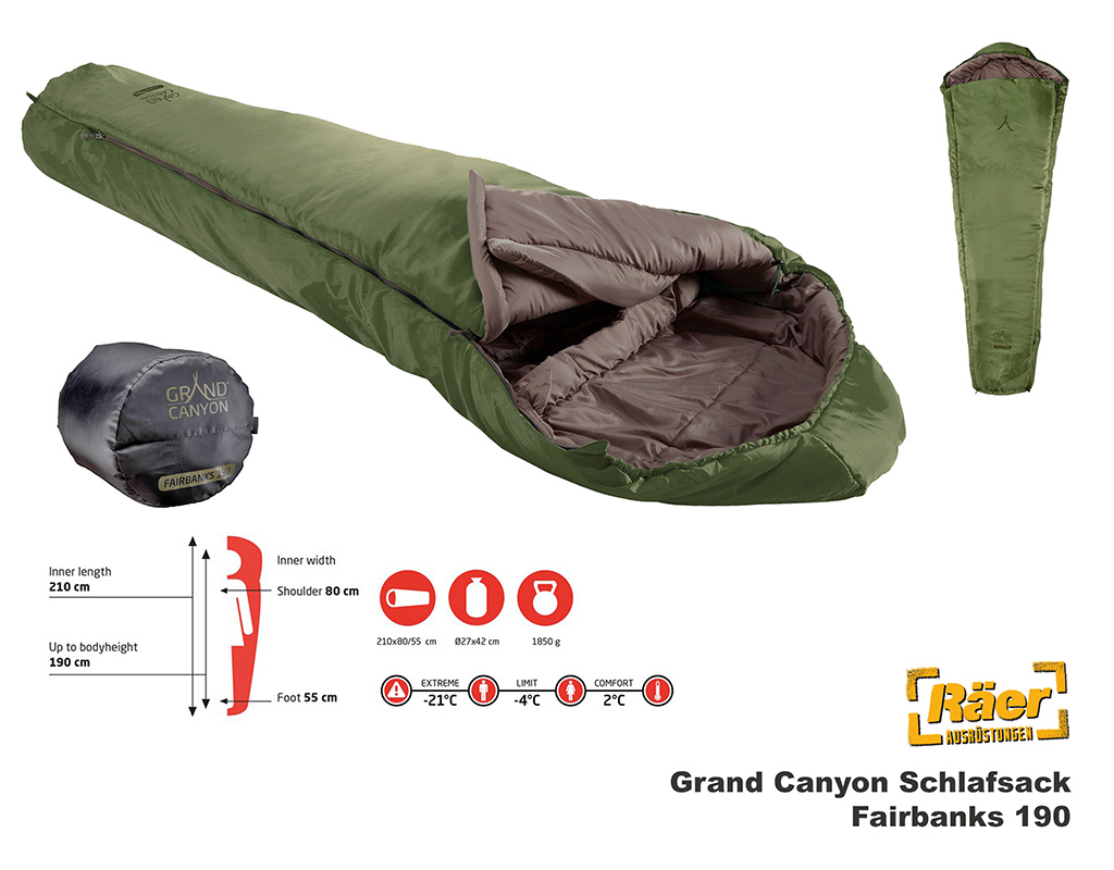 Grand Canyon Schlafsack Fairbanks 190... A