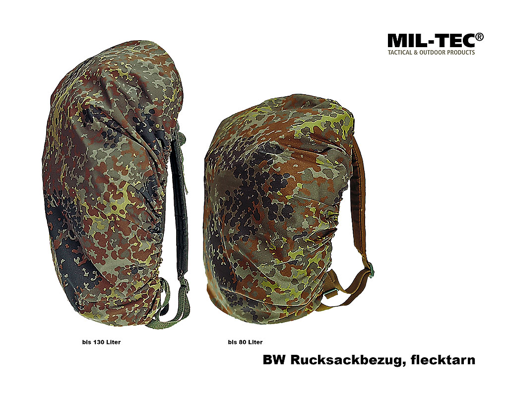 BW Rucksackbezug, flecktarn - Mil-Tec  A