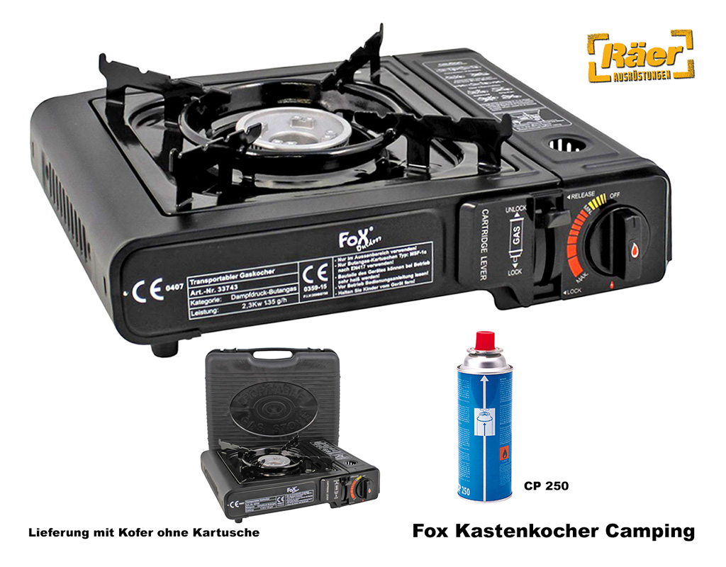 Fox Campingkocher im Koffer A