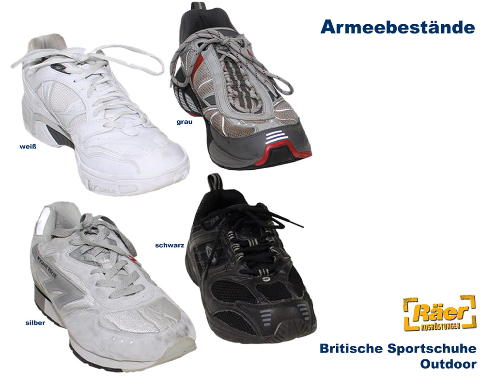 Britischer Sportschuh, Indoor-, weiß... B