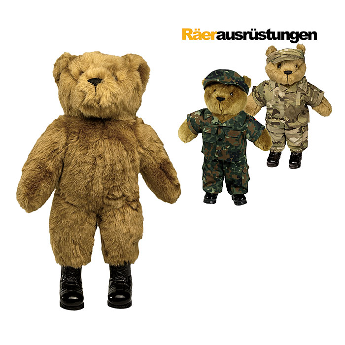 Teddy groß, 54 cm, Bär mit Stiefel   A