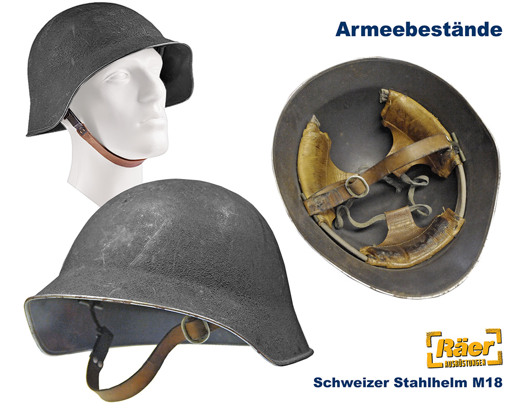 Schweizer Stahlhelm M18    B