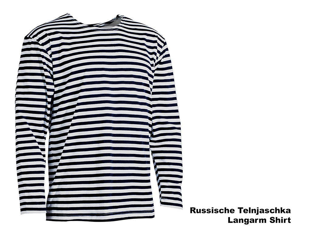 Russisches Marineshirt, Langarm    A