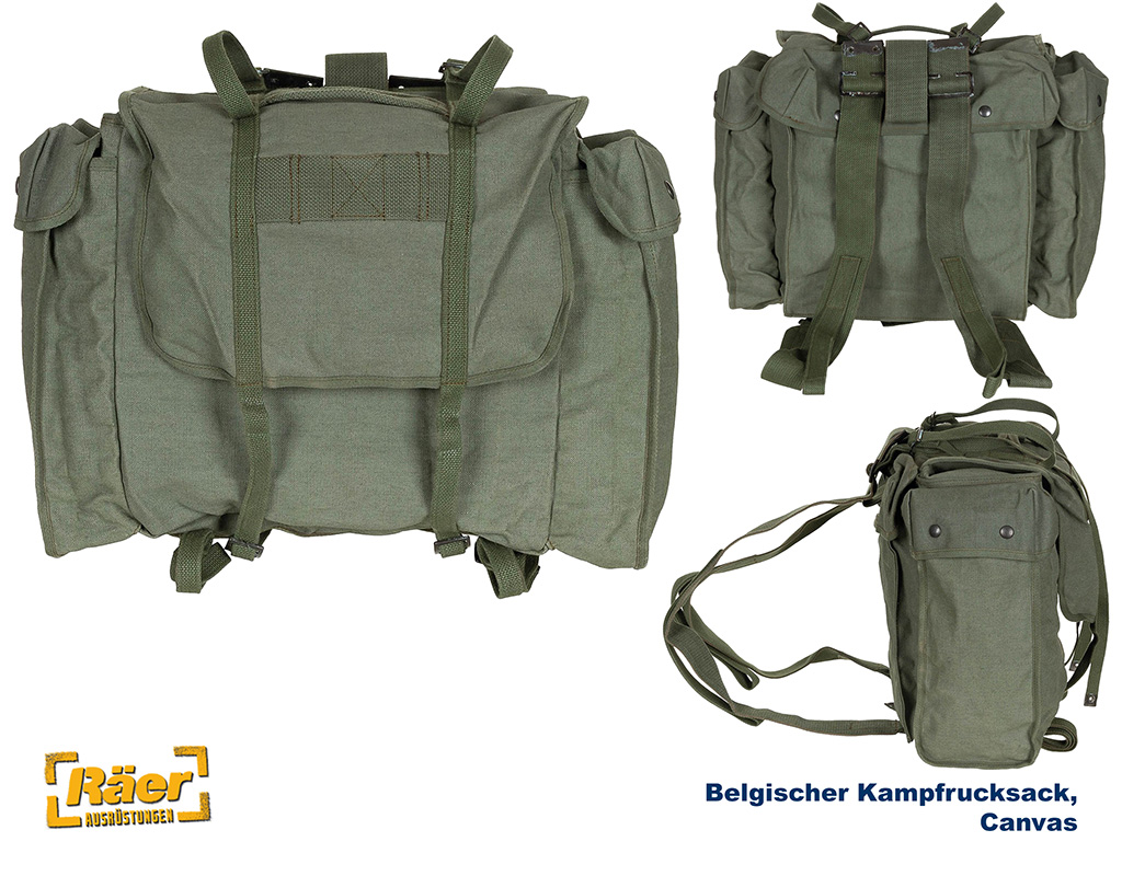 Belgischer RucksackM55 Canvas    B