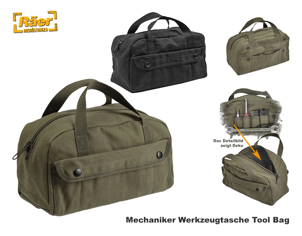 Mechaniker Werkzeugtasche - Cotton Canvas... A