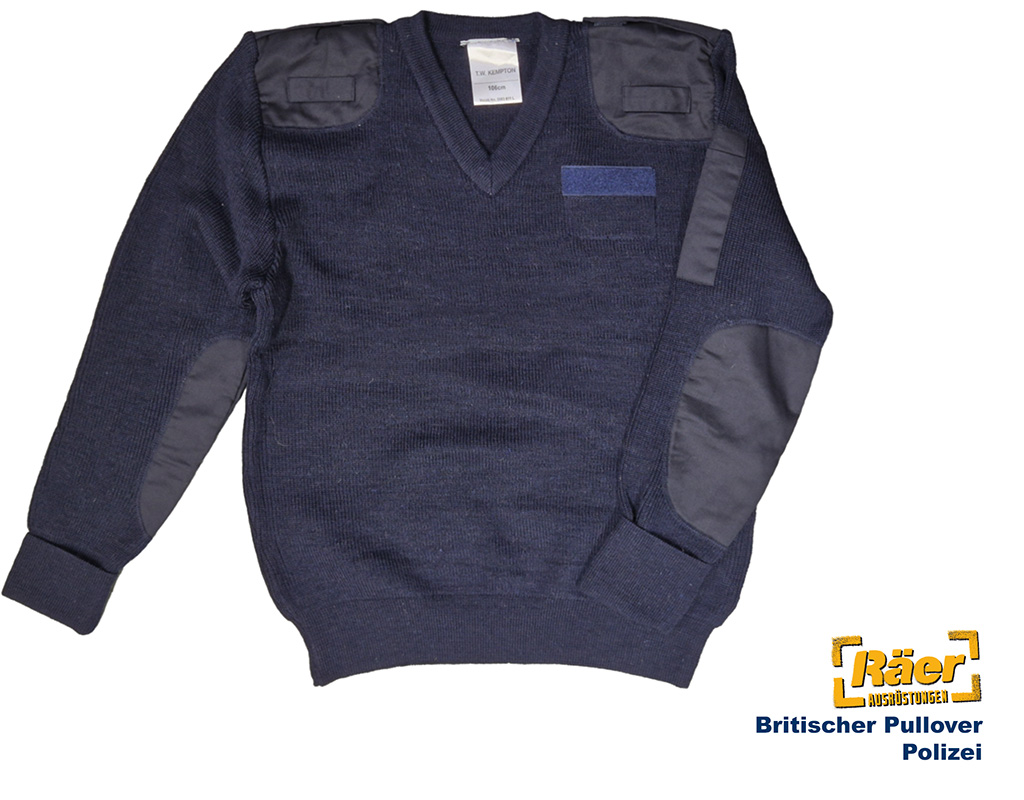 Britischer Pullover, Polizei, V   A/B