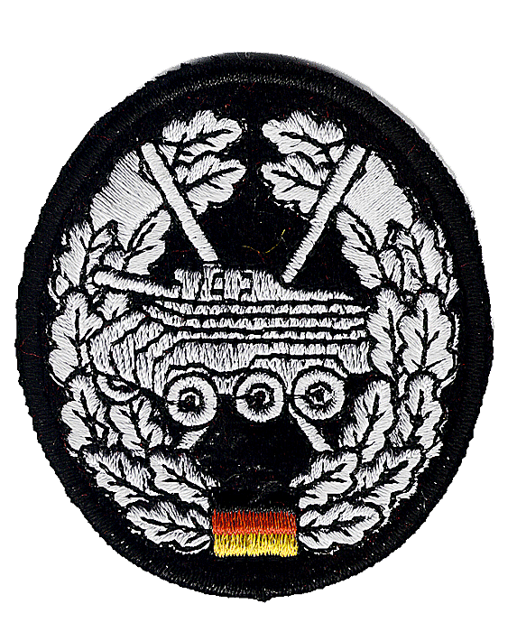 Artikelbild 1 des Artikel: BW Barettabzeichen, Textil, Maschinen gestickt A BW Barettabzeichen, Textil, Maschinen gestickt A
