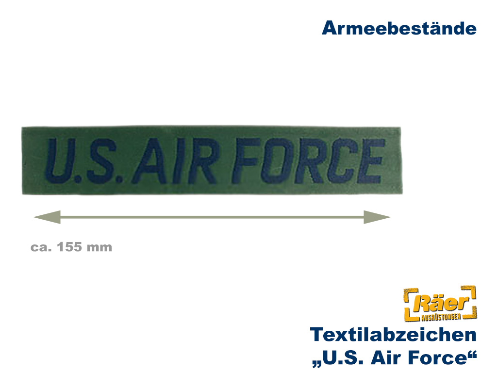 US Abzeichen Textil "US AIR FORCE", oliv   A