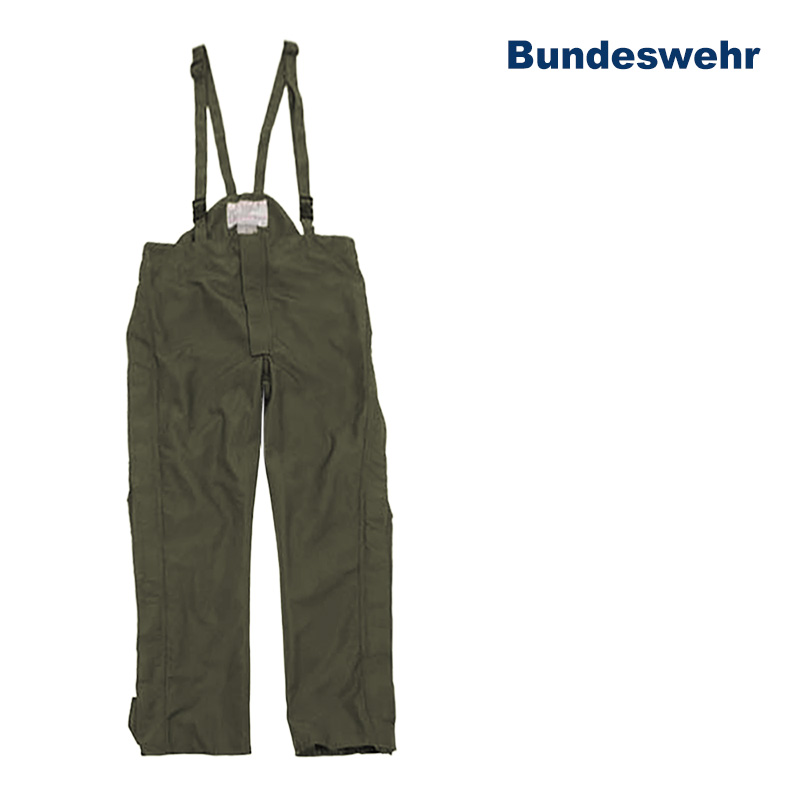 BW Nässeschutzhose, Goretex, langer RV, oliv    A