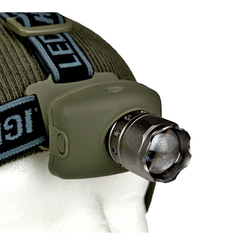 Mil-Tec Stirnlampe 1 LED 3 W CREE Fokus, oliv    A