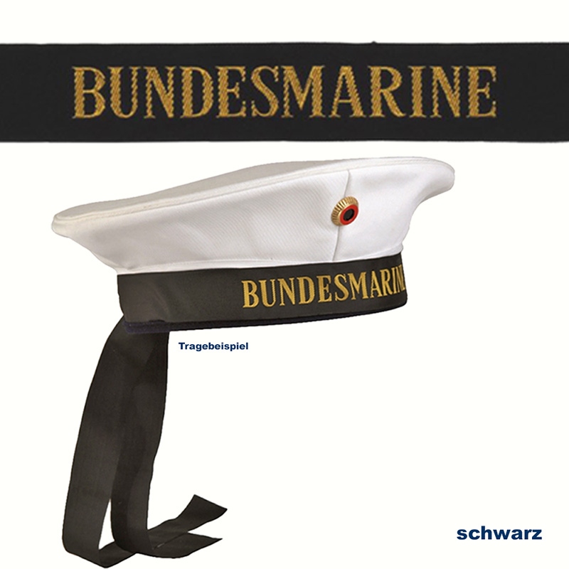 BW Mützenband Bundesmarine    A/B