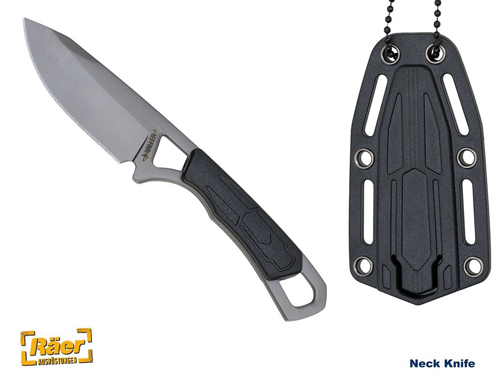 Tanto Neck Knife silber A