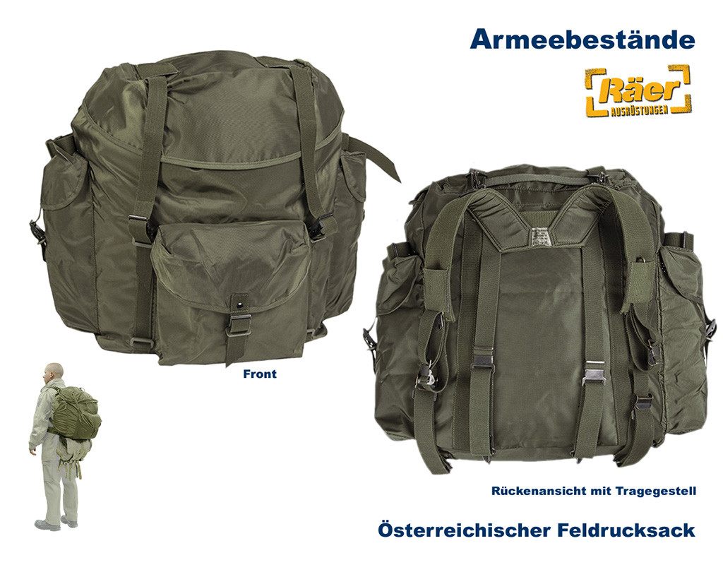 Österreichischer Kampfrucksack    A/B