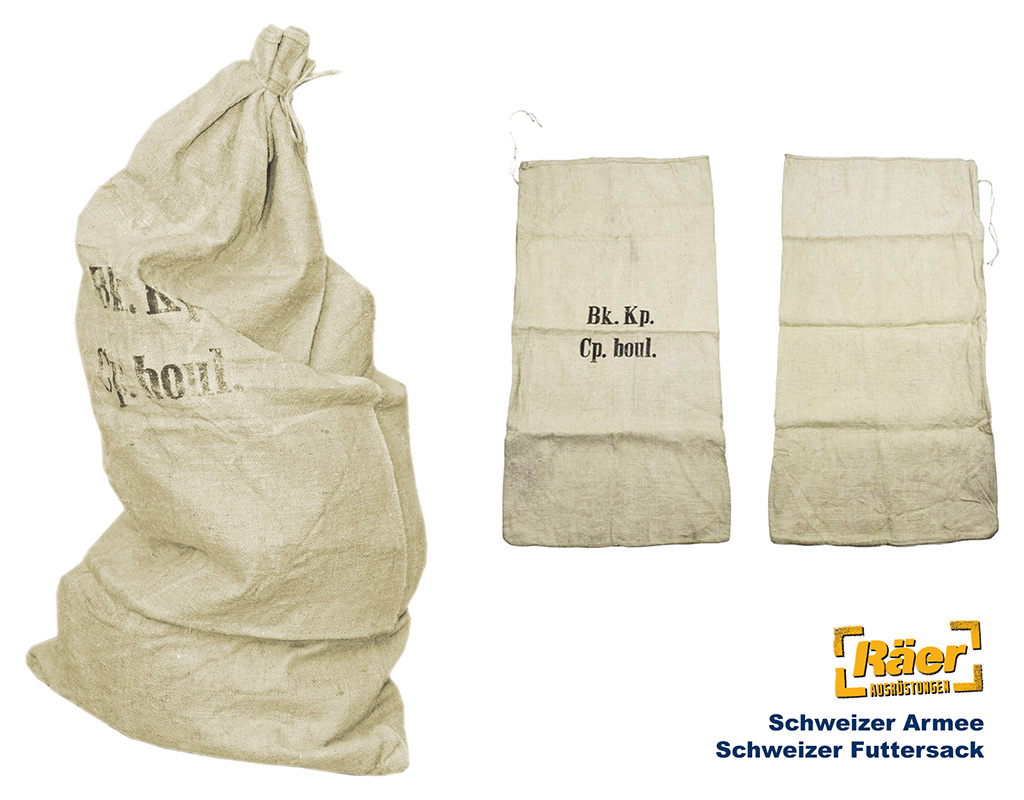 Schweizer Verpflegungssack, Jute    B
